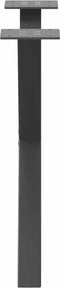 vidaXL - Salontafelpoten - 2 - st - X-vormig - 50x(42-43) - cm - staal - antraciet
