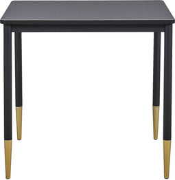 SHALFORD - Eettafel - Zwart - 80 x 80 cm - MDF