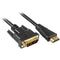 Sharkoon - HDMI naar DVI-D kabel -5 m - Zwart