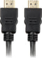 Sharkoon High Speed HDMI Kabel met Ethernet 1m Verguld - Zwart