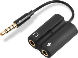 Sharkoon PMP35 tussenstuk voor kabels 3.5 mm stereo jack 3,5 mm Zwart