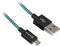 Sharkoon USB 2.0 A-B bk/bu 3.0m