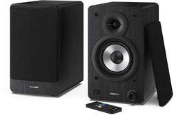 Sharp Bookshelf Speakers Zwart