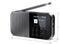Sharp DR-P520(GY) Osaka Portable DAB+ en FM radio met bluetooth - storm grijs