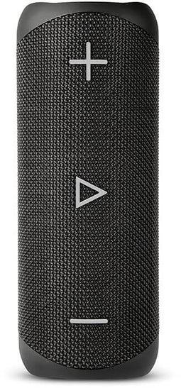 Sharp GX-BT280 (BK) Tragbarer, kabelloser Bluetooth-Lautsprecher, DSP Technologie, Spritzwassergeschützt IP56, 20 Watt, 12 Stunden Wiedergabezeit, Schwarz