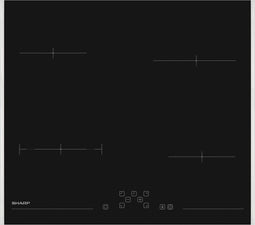 Sharp-KH6V08FT0KEU-Keramische kookplaat-inbouw-60cm