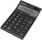 Sharp rekenmachine - EL125TWH - zwart - 12 digit - 1x LR44 batterij - SH-EL125TWH