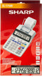 Sharp rekenmachine - EL1750V - grijs - 12 digit - 4x AA batterij - SH-EL1750V
