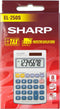 Sharp rekenmachine - EL250S - grijs - 8 digit - 1x LR54 batterij - SH-EL250S