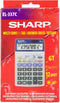 Sharp rekenmachine - EL337C - zilver - 12 digit - 1x LR44 batterij - SH-EL337C