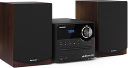 Sharp XL-B517D Home audio-microsysteem 45 W Bruin