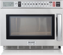 Sharp YB-S6192 Professionele inverter magnetron - 19 liter - 1800W - flatbed - RVS