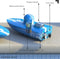 Sharper Image Wave Rage RC bestuurbare boot met sleepboot - blauw