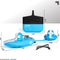 Sharper Image Wave Rage RC bestuurbare boot met sleepboot - blauw