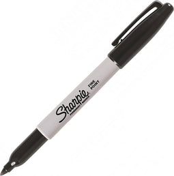 Sharpie fine Zwart, doos á 12 stuks.