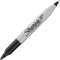 Sharpie markers met tweeledige punt | fijne en ultrafijne punten | zwart | 1 stuk