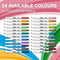 Sharpie S-Note creatieve kleurenmarkers | Markeerstift om mee te schrijven, tekenen en meer | Diverse pastelkleuren | Beitelpunt | 4 stuks