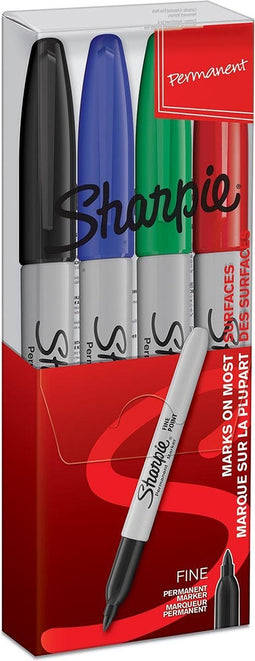 Sharpie - Viltstift Fine - Set van 4 stuks.