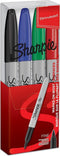 Sharpie - Viltstift Fine - Set van 4 stuks.