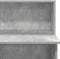 vidaXL - Receptiebalie - 100x50x103,5 - cm - bewerkt - hout - betongrijs