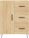 vidaXL - Dressoir - 69,5x34x90 - cm - bewerkt - hout - sonoma - eikenkleurig