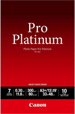 Canon PT-101 - Fotopapier Pro Platinum - A3 - 10 vellen (10 stuks)