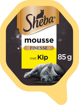 Sheba Finesse mousse kip alu kuipje 85g 22 Krimpen x 85 gram