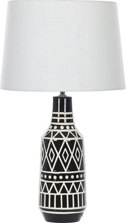 SHEBELLE - Tafellamp - Wit - Keramiek