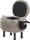 SHEEP - Hocker - Grijs - Polyester