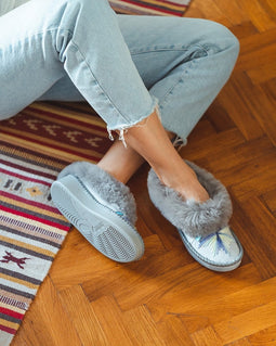 Sheepers Heather - Pantoffels voor Dames - Sloffen uit 100% Schapenvacht - Maat 38