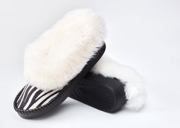 Sheepers Zebra - Pantoffels voor Dames - Sloffen uit 100% Schapenvacht - Maat 40