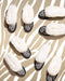 Sheepers Zebra - Pantoffels voor Dames - Sloffen uit 100% Schapenvacht - Maat 38