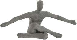 Decoratieve figuren Home ESPRIT Grijs 57 x 19,5 x 26,8 cm