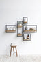 Shelfmate - d-Bodhi - Type B - Wandbox – Wandplank – Zwart Gecoat Frame (EBF) - 25 x 35 x 35 CM