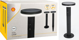 Shell Solar tuinverlichting - Op Zonne energie - LED - Waterdicht - Tuinverlichting op zonne energie - Met Sensor - Zwart