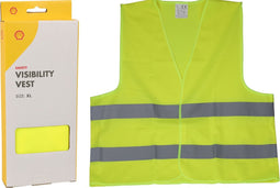 Shell Veiligheidshesje - Reflecterend Veiligheidsvest - Veiligheidshesjes - Fluo hesje volwassenen - Auto veiligheidsset - Geel