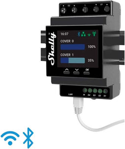Shelly Pro Dual Cover & Shutter PM Controller Bluetooth, WiFi