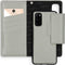 Selencia Hoesje Geschikt voor Samsung Galaxy S20 Hoesje Met Pasjeshouder - Selencia Surya 2-in-1 Uitneembare Vegan Lederen Bookcase - Grijs