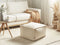 SHERALI - Poef - Beige - Katoen