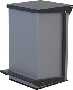 Sherman - Industriële Pedaalemmer - Soft close - afvalscheiding - 2x 25 liter