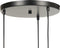 SHERRY - Hanglamp 3 lampen - Grijs - IJzer