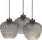 SHERRY - Hanglamp 3 lampen - Grijs - IJzer