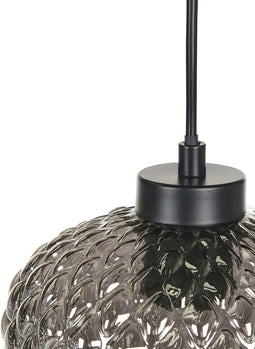 SHERRY - Hanglamp 4 lampen - Grijs - IJzer