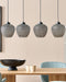 SHERRY - Hanglamp 4 lampen - Grijs - IJzer