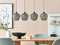 SHERRY - Hanglamp 4 lampen - Grijs - IJzer