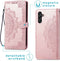 iMoshion Hoesje Geschikt voor Samsung Galaxy A13 (5G) / A04s Hoesje Met Pasjeshouder - iMoshion Mandala Bookcase - Rosé Goud