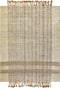 ORTAOBA - Modern vloerkleed - Lichtbeige - 160 x 230 cm - Jute