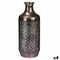 Vaas Zilverkleurig Metaal 16 x 42 x 16 cm (4 Stuks) Met reliëf