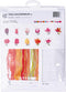 Thea Gouverneur - Borduurpakket met telpatroon - 523 - Voorgesorteerde DMC Garens - Oranje Triumph Tulp - Linnen - 34 cm x 36 cm - DIY Kit