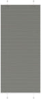 vidaXL - Plissé - rolgordijn - 100x200 - cm - stofbreedte - 99,4 - cm - antraciet